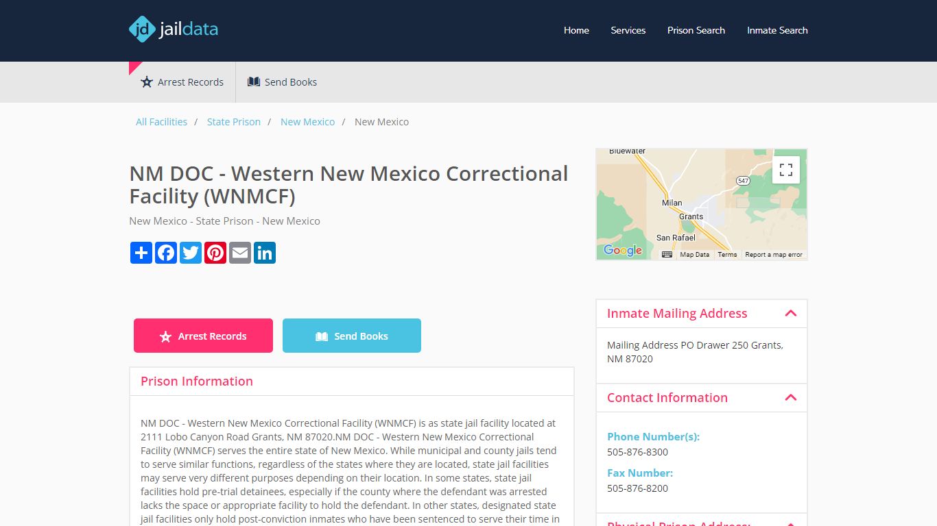 NM DOC - Western New Mexico Correctional Facility (WNMCF)